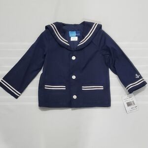 NWT Good Lad Sailor Navy Baby Boy Top